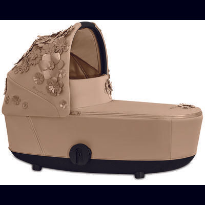 Cybex Mios Lux Carry Cot - Simply Flowers - Nude Beige