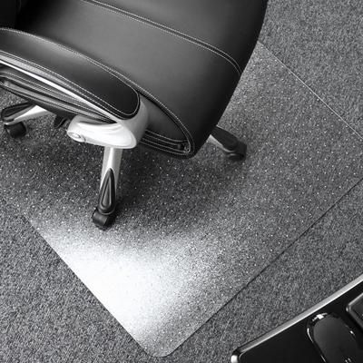 "Ultimat Polycarbonate Rectangular Chair Mat for Carpets over 1/2" - 48 x 60" - Floortex FR1115227ER"