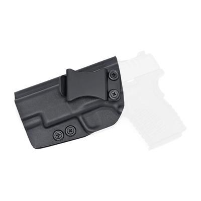Rounded IWB KYDEX Holster Springfield XD-S 4.0in Left Hand Black SFA-XDS40-BK-LH-VAR