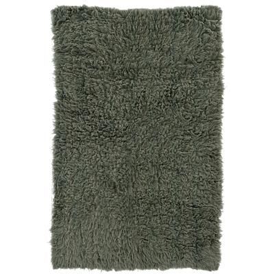 Flokati Olive Rug by Linon Home Décor in Olive (Size 3.6'W 5.6'L)