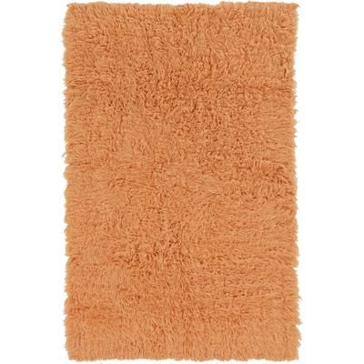 Flokati Sherbet Rug by Linon Home Décor in Sherbert (Size 3.6'W 5.6'L)