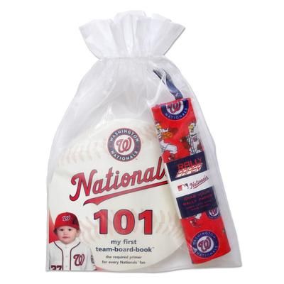 Washington Nationals 101 Book with Rally Paper - WASHINGTON NATIONALS GIFT SET