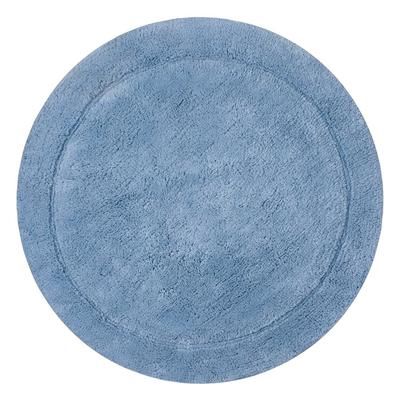 Bloomfield Round Bath Rug Collection by Home Weavers Inc in Blue (Size 30" ROUND)