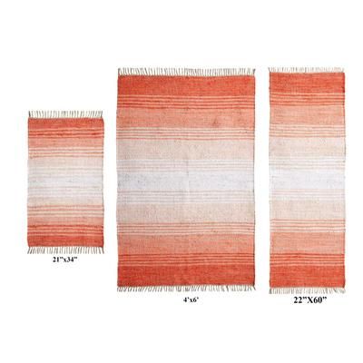Richmond Gradation 3 Piece Area Rug Collection by Home Weavers Inc in Coral
