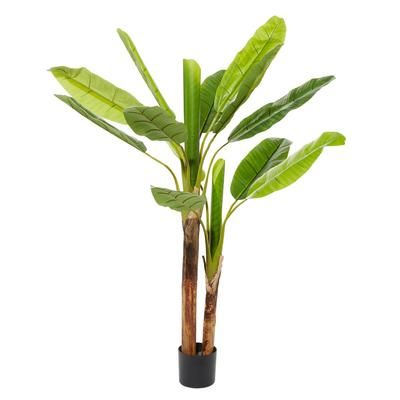 Juniper + Ivory 64 In. x 49 In. Traditional Artificial Banana Tree Green Polyester - 88288