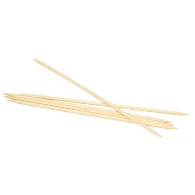 buttinette Aiguilles double pointes, bambou, 20 cm