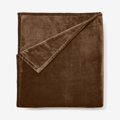 BH Studio Microfleece Blanket by BH Studio in Chocolate (Size KING)
