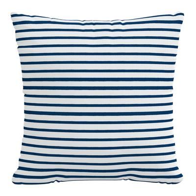 18" Outdoor Pillow by Skyline Furniture in Stripe Navy