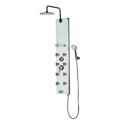 PULSE ShowerSpas Lahaina Seafoam Glass ShowerSpa - PULSE ShowerSpas 1030