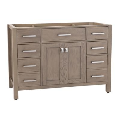 Randolph Morris Mason Hill 48 Inch Oak Vanity Base - Gray Oak FED-20-48-GY