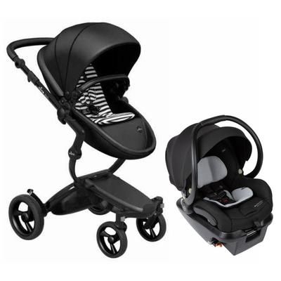 Mima Xari 4G + Maxi Cosi Mico XP Max Travel System Bundle - Black - Black / Black & White / Essentia