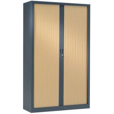 Armoire Haute 120x198 Cm Corps Anthr. 7016 Ride. Chêne Clair - Vinco