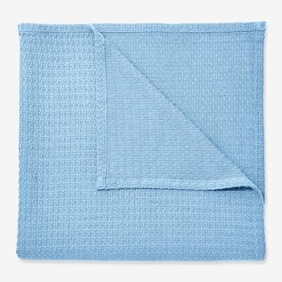 BH Studio Cotton Blanket by BH Studio in Sky Blue (Size TWIN)