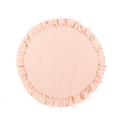 "Lush Décor Baby Round Ruffle Play Mat Blush Single 36" Diameter - Lush Decor 21T010757"