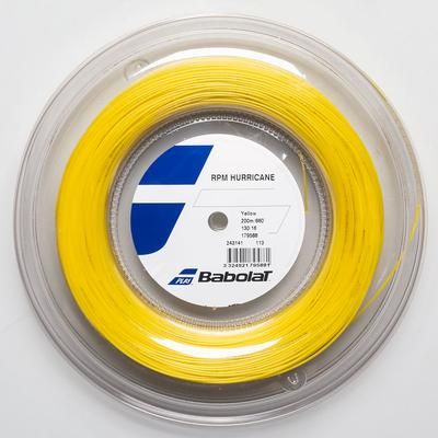 Babolat RPM Hurricane 16 660' Reel Tennis String Reels Yellow