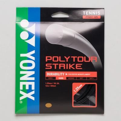 Yonex POLYTOUR Strike 16L 1.25 Tennis String Packages Cool Black