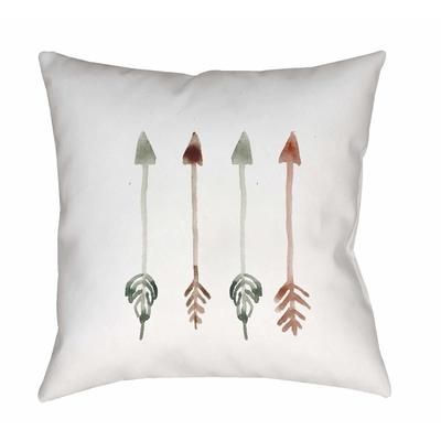 Burgersdorp 20" Square Modern Pillow plush Off White/Nutmeg/Dusty Sage/Gray/Neutral/Light Silver/Pale Slate Outdoor Throw Pillow - Boutique Rugs