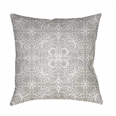 Maindang 22" Square Traditional Pillow plush Light Gray/Off White Outdoor Throw Pillow - Boutique Rugs