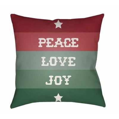 Ngatea 20" Square Modern christmas pillow Dark Gray/White Tonal/Garnet/Neutral/Pewter/Light Silver/Mocha/Gray/Brick Red/Lunar Green/Charcoal/Light Brown/Medium Gray Outdoor Throw Pillow - Boutique Rugs
