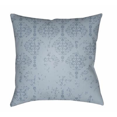 Chalco 20" Square Cottage Pillow plush Ice Blue/Sky Blue Outdoor Throw Pillow - Boutique Rugs