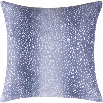 Dassun 20" Square Modern Pillow plush Blue/Cream Throw Pillow - Boutique Rugs
