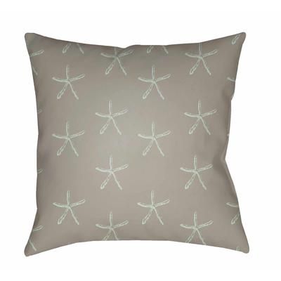 Dulangan 20" Square Coastal Pillow plush Driftwood/White Tonal/Smoke/Dark Gray/Nutmeg/Sage/Sterling Gray/Off White/Gray Outdoor Throw Pillow - Boutique Rugs
