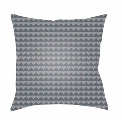 Kauit 18" Square Modern Pillow plush Dark Blue/Gray/Navy Outdoor Throw Pillow - Boutique Rugs