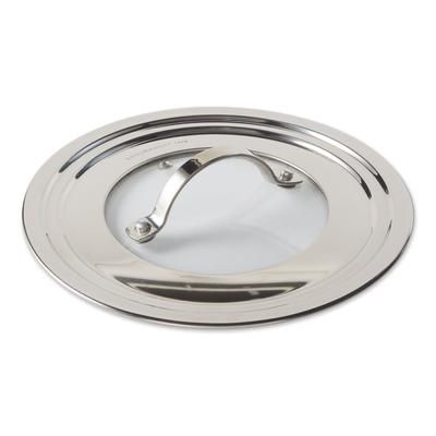 Universal Lid - 5.5" - 9" with Glass by RSVP International in Gray
