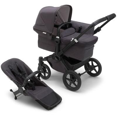 Bugaboo Donkey 5 Mono Complete Single-to-Double Stroller 2022 Mineral Black / Washed Black