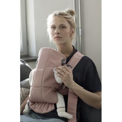 BabyBjrn Baby Carrier Mini Cotton, Dusty Pink