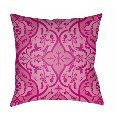 Jarl 22" Square Pillow Moroccan Plush Fuchsia/Pink/Purple Outdoor Throw Pillow - Boutique Rugs