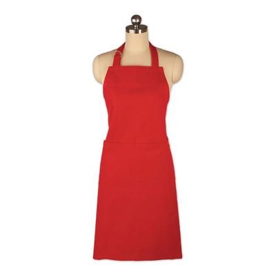 Adjustable Cotton Chef Apron by Mu Kitchen in Crimson