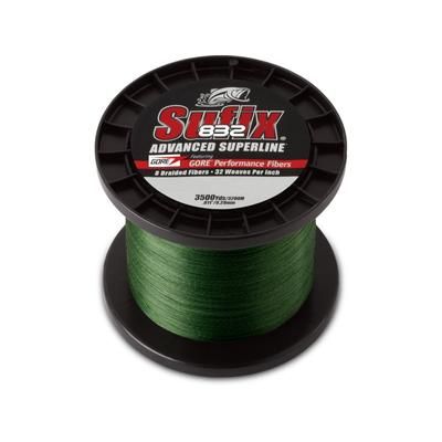 Sufix 832 Braid 10lb Line Low-Vis Green 3500 Yds 660-410G