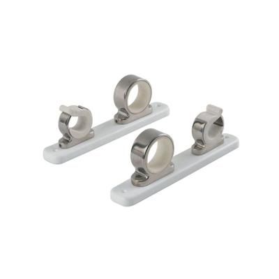 TACO Marine 2-Rod Hanger w/Poly Rack - Polished Stainless Steel F16-2751-1