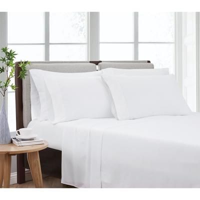 Heritage Solid Sheet Set by Cannon in White (Size TWINXL)