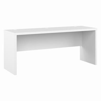 Office by kathy ireland Echo 72W Computer Desk in Pure White - Bush Furniture KI60110-03