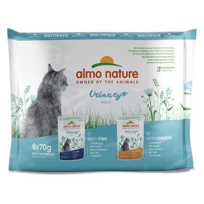 12x70g Fish & Chicken Urinary Help Holistic Almo Nature Wet Cat Food