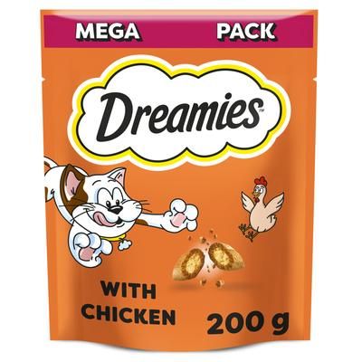 200g Chicken Big Pack Dreamies Cat Treats