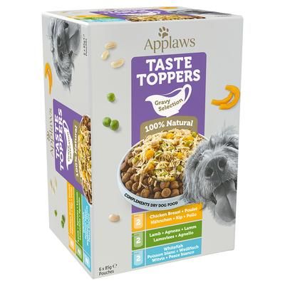6x85g Gravy Trial Pack Taste Toppers Applaws Wet Dog Food