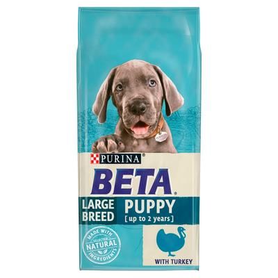 2x14kg Puppy Large Breed Turkey BETA Dry Dog Food