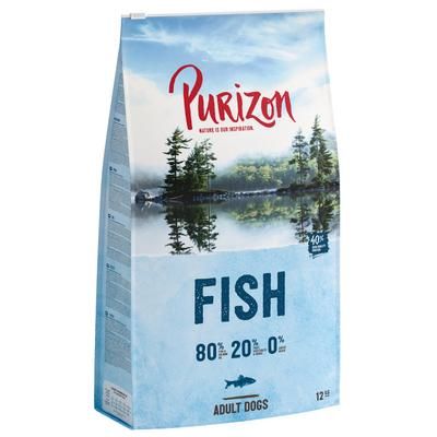 2x12kg Adult Fish Grain-Free Purizon Dry Dog Food
