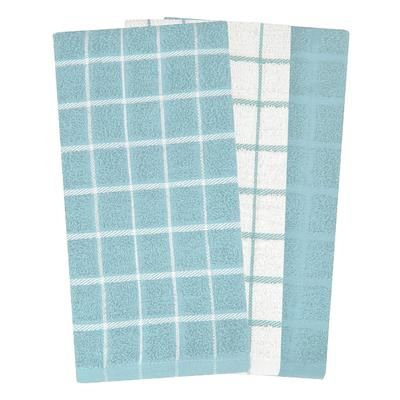 Terry Kitchen Towels, Set Of 3 by RITZ in Dew
