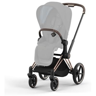 Cybex Priam 4 Stroller Frame - Rose Gold / Brown