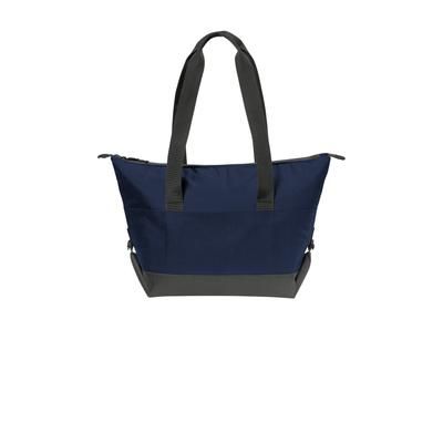 Port Authority BG516 18-Can Collapsible Cooler in River Blue Navy Blue/Dark Charcoal size OSFA | Denier Polyester
