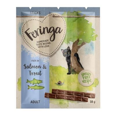 9x6g Salmon & Trout Sticks Feringa Cat Treats