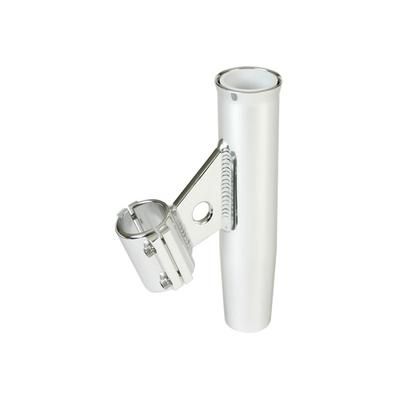 Lee's Tackle Clamp-On Rod Holder - Silver Aluminum - Vertical Mount - Fits 1.900" O.D. Pipe RA5004SL