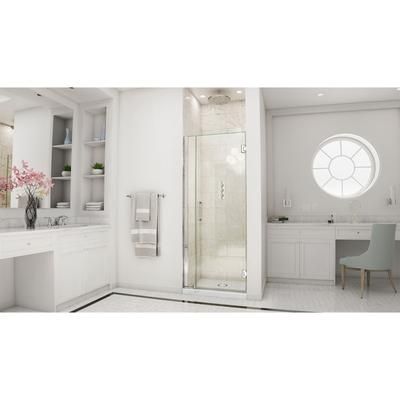 Dreamline DreamLine Unidoor 36 - 37 inch W x 72 inch H Frameless Hinged Shower Door in Chrome SHDR-20367210-01