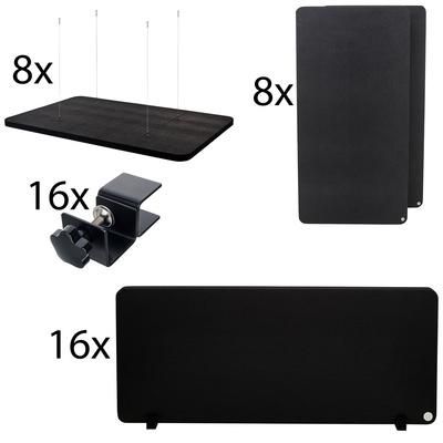 t.akustik Office Set Open Plan 16 BK