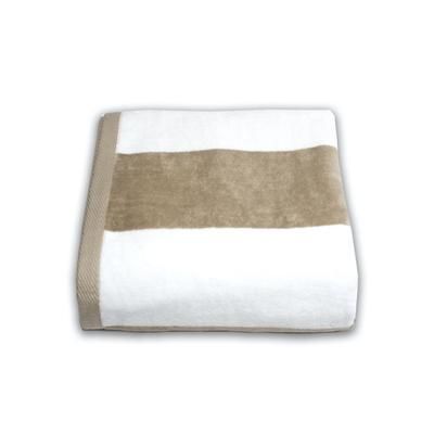 Tropical Cabana Bathsheet Bath Sheet by ESPALMA in Sand