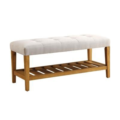 Bench Seating by Acme in Light Gray Oak